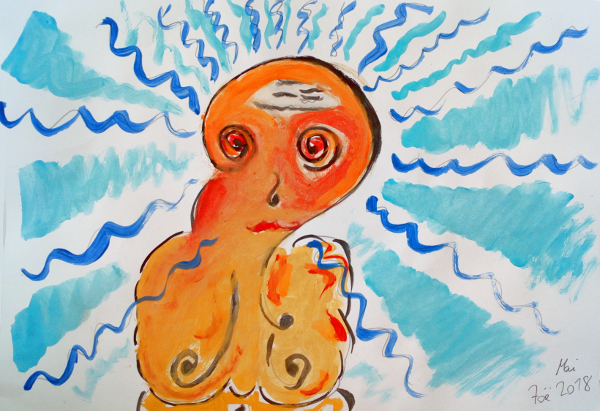 Ganz Fragezeichen ist der Mensch